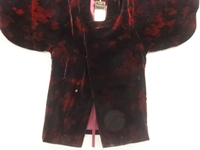 Japanese Kimono / Antique / Haori Synthetic fiber